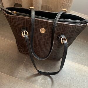 Ann Klein Tote Bag Tan Color